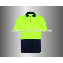 Hi Viz Shirt Safety T-Shirt with chest pocket